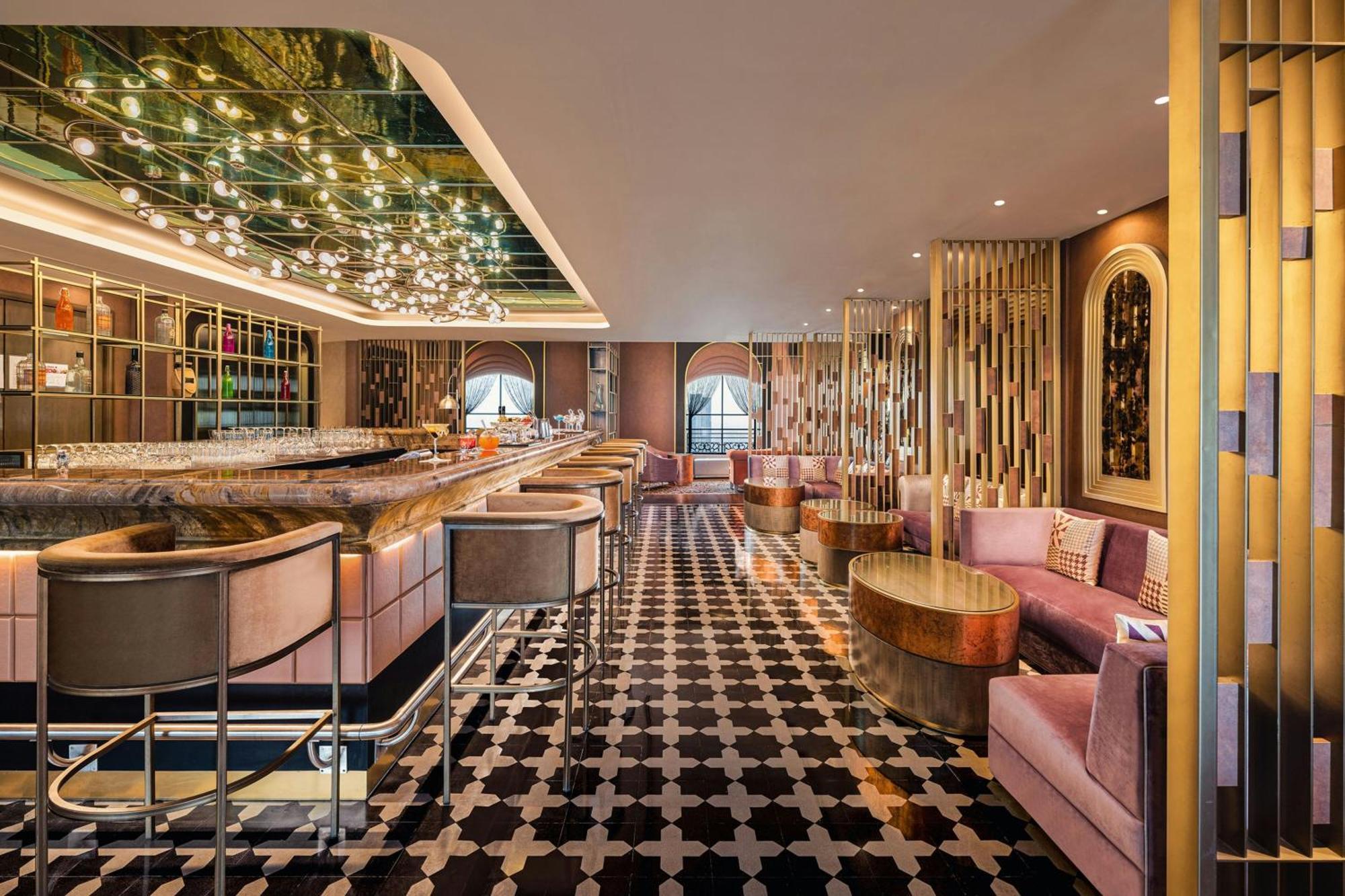 Itc Royal Bengal, A Luxury Collection Hotel, Calcutta Buitenkant foto The interior of the bar